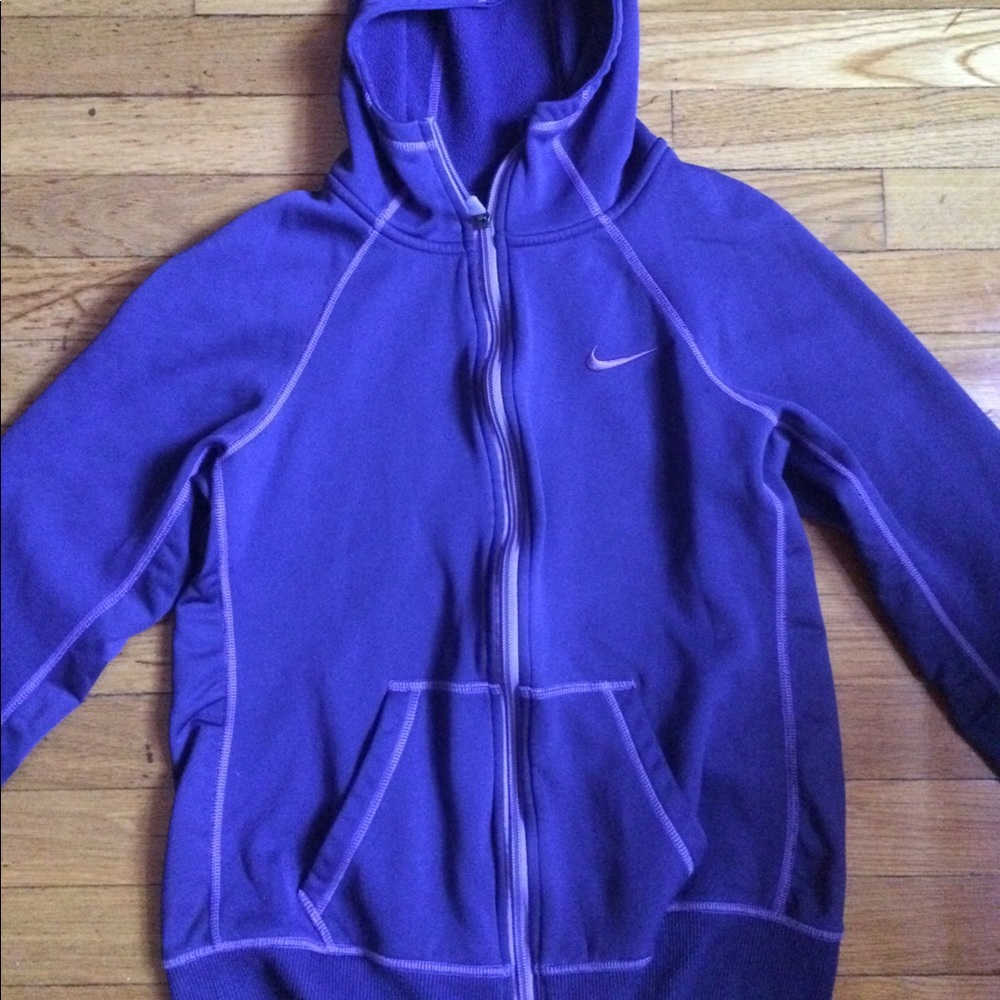 Purple Nike Therma Fit ZipUp Sweatshirt